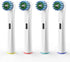 Replacement Toothbrush Heads for Oral-B, Compatible with Oral-B Braun Electric Toothbrush (4 Count)