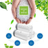 Teivio 4 Gallon 120 Counts White Strong Drawstring Trash Bags, Small Plastic Liners for Home Office Kitchen Bathroom