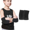 Luwint Kids Knit Elbow Brace Support, Compression Arm Protection Sleeves for Sports (Black)