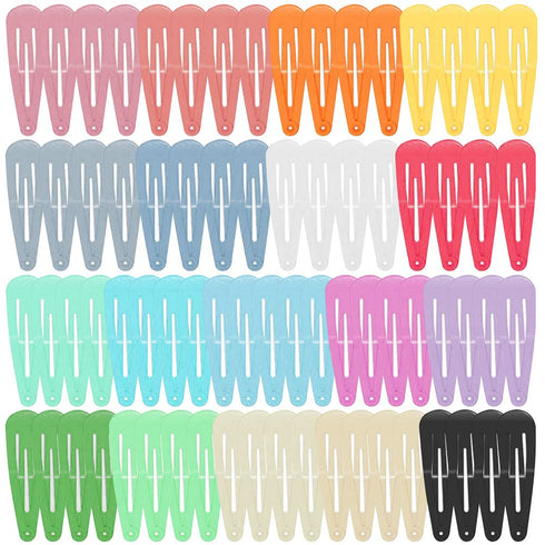 Snap Hair Clips - Anezus 80 Pcs 2 Inch Non-Slip Barrettes Hair Accessories for Girls, Women, Kids, Teens