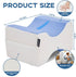 Knee Pillow for Side Sleepers, Leg & Knee Support Pillow, Smooth Spine Memory Foam Alignment Pillow for Hip Pain &