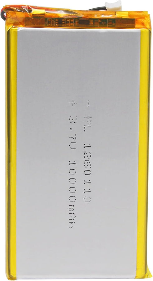Qimoo 1260110 3.7V Lipo Battery 10000mAh 1260110 Rechargeable Lithium Polymer Battery Pack with