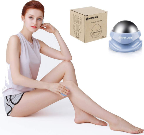 Ice Therapy Massage Roller Ball, Manual Massager for Trigger Point, Deep Tissue Massage, Alleviating Muscle Tension