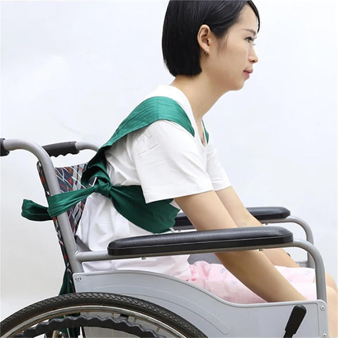 Fnacuody Wheelchair Safety Seat Belt Bed/Wheelchair Safety Harness Adjustable Guardrail Belt Wheelchair Seat Patients