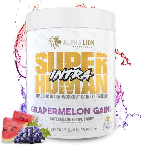 ALPHA LION Superhuman Intra Workout Powder - Amino Acids Drink for Men & Women, Muscle Recovery Supplement, BCAA
