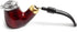 Mr. Brog Full Bent Smoking Tobacco Pipe - Model No: 21 Old Army Mahogany - Hand Made Pear Wood Roots