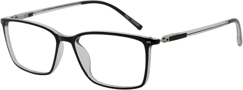 MARE AZZURO Men's 4.0x Reading Glasses - Stylish Classic Readers with Spring Hinge