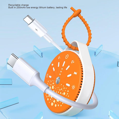 YUEYASHUX 10 Portable White Noise Sound Machine Baby Organic Sounds with Volume Control Compact White Noise Machine