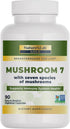 Nature's Lab Mushroom 7 Organic Blend, Supports Immune System and Cell Function, 90 Capsules (45 Servings)