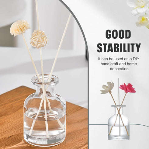UPSTORE 150ml/5oz Sets Empty Glass Diffuser Bottle Diffuser Jars Aromatherapy Storage Container Fragrance Accessories