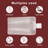 YASUOA 12 Pieces Travel Size Refillable Pouch - TSA Approved Squeeze Empty Stand Up Pouches for Toiletries, Leak Proof