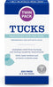 TUCKS Medicated Cooling Pads, 200 Count Witch Hazel Pads for Sensitive Areas, Cleanse and Protect from Irritation
