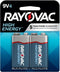 Rayovac 9V Alkaline Batteries, 4 Count