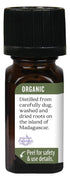 Aura Cacia Certified Organic Pure Vetiver Essential Oil - 0.25 fl. Oz