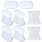Iconikal 8-Pack Gel Toe Spacers, Medium Bunion Cushion Separator & Foot Pain Relief
