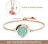 Set 24 12 Set ttstar Essential Oil Diffuser Bracelet Stainless Steel Aromatherapy Locket Adjustable Bracelet