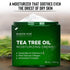 MAJESTIC PURE Tea Tree Oil Moisturizing Cream - Body, Foot & Face Moisturizer with Ceramides, 16 oz