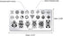 WOKOTO 5Pcs Nail Plates Stamping Set with Classic Geometric Stars Nail Art Kit