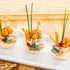 Restaurantware 2 Ounce Clear Plastic Bowls, 5 Disposable Sphere Cups, Versatile for Parties and Weddings