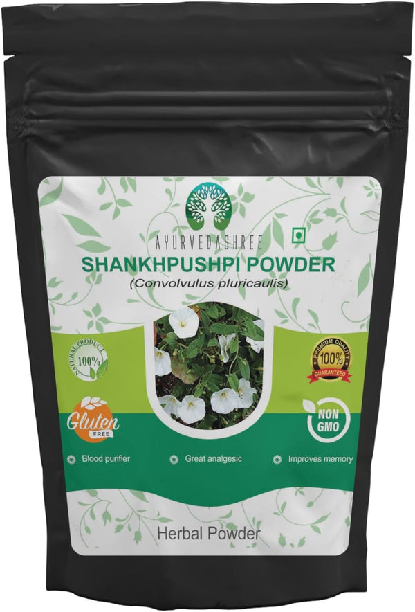 Shankhpushpi Powder 50 Gm | Convolvulus Pluricaulis | Vegan, Non-GMO, Gluten Free | Supports Immunity System | GMP
