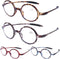 DOOViC Round Reading Glasses, Blue Light Blocking Flexible Lightweight Readers, Fashion Design Tortoise Glasses +2.75