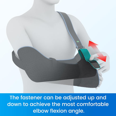 Immobilizer Elbow 33.5-41) Velpeau Arm Sling Shoulder for Women and Men, fit Left or Right Arm - Rotator Cuff Support