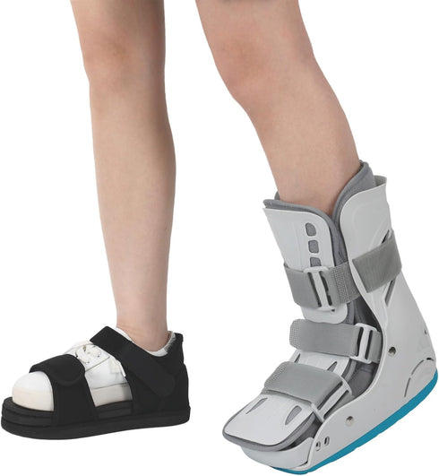 Shoe Balancer for Use with Walking Boot and Uneven Legs, Shoe Leveler for Leg Length Discrepancy, Flat Shoes Lift