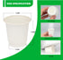 SHAUMN 3 oz Cups,100pcs Compostable Disposable Bathroom Mouthwash&Rinse Small Snack Cups for Kids,Mini Drinking Cups