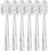 Laifen Cushioned Toothbrush Heads, 6 Count Replacement for Laifen Wave Electric Toothbrush