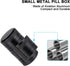 Small Daily Metal Pill Box, Waterproof Pill Container, Portable Medicine Holder for Vitamins, 1 Pack