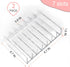 Vowcarol Eyeshadow Palette Organizer, Acrylic 7-Section Divided Makeup Palette Organizer Holder - Clear 2 Pack by Vowcarol