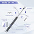 2 PCS Candle Lighter, Electric Arc Lighter with 360° Flexible Neck & LED Power Display, USB Rechargeable for BBQ,