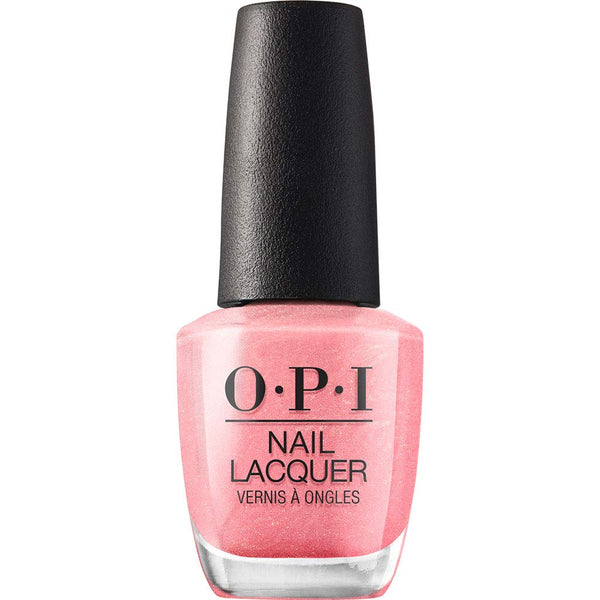 OPI Nail Lacquer Nail Polish | Sheer Light Nude Pink Shimmer | Vegan, Fast Drying, Chip Resistant, Streak Free