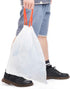 Magesh 4 Gallon Small Drawstring Trash Bags, 30 Counts, White