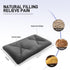 Microwave Heating Pad for Pain Relief, 6 x 12 Moist Heat Pads for Neck, Shoulder, Back, Knee, Cramps, Grey