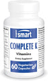 SuperSmart Complete K - K1, K2 (MK4 + MK7) Full Spectrum Vitamin K Supplement - 60 Vegetarian Capsules