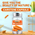 AIHIYO Carotene soft Capsule, 500mg Beta Carotene Supplement with 25000 IU, Support Healthy Skin and Eyes, 100 Count