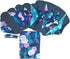JOBEBE 5PCS 8 Inch and 5PCS 10Inch Reusable Washable Charcoal Bamboo Menstrual Pads