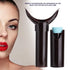 Portable Lip Plumper Device, Lip Vacuum Suction Tool for Manual Enhancement, Dark Red Beauty Accessory