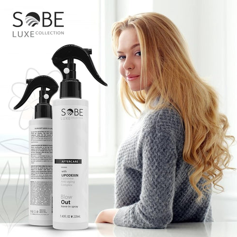 SOBE LUXE Heat Protectant Spray for Hair, 8 Oz - Blow Dry, Thermal Styling Spray for All Hair Types, Frizz-Free