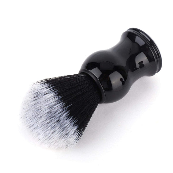 Shaving Brush with Wood Handle - Barber Cleaning Hairbrush Neck Duster for Salon and Home