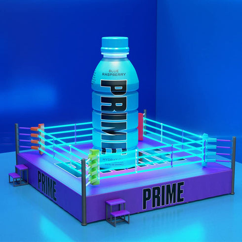PRIME Hydration BLUE RASPBERRY Sports Drinks, Electrolyte Enhanced, 12 Pack of 16.9 Fluid Ounce