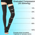 Men,20-30 mmHg Thigh High Medical Compression Stockings for Women & Thigh High Compression Socks,Open Toe Graduated