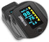Santamedical Dual Color OLED Fingertip Pulse Oximeter Blood Oxygen Saturation Monitor (SpO2) with Case, Batteries,