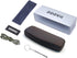 DOOViC Italy Design Fashion Reading Glasses for Men Women, Stylish Clear Frames with Case +2.00 Strength