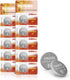 PGSONIC CR2032 3V Lithium Battery (10pcs), Compatible with AirTag, Key Fobs, Smart Sensors,