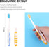 EasyHonor Travel Toothbrush Bulk, Folding Toothbrush with Medium Soft Bristles, for Hiking, Camping, Traveling, School
