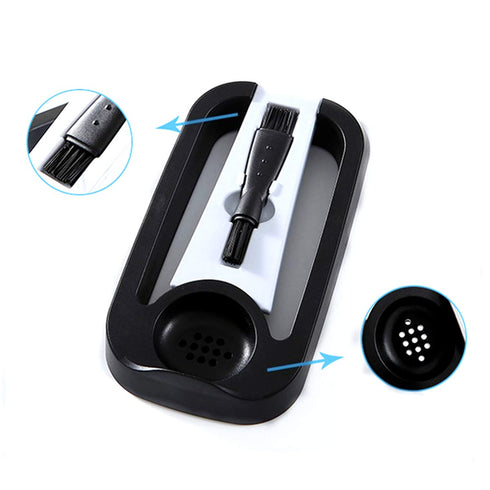 IMIKE Electric Razor Holder, Foldable Shaver Stand, Storage Rack for Bathroom Accessories