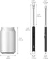 Candle Lighter Electric Rechargeable Arc Lighter, Long Flexible Neck USB C Lighter with LED Battery Display (Green)