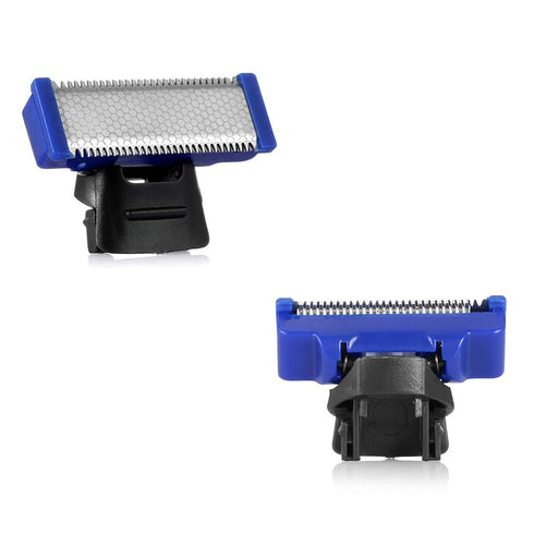 Replacement Head for Electric Shaver, Advanced Hybrid Razors Blades, Compatible with Solo Trimmer, Includes 2 Cleaning